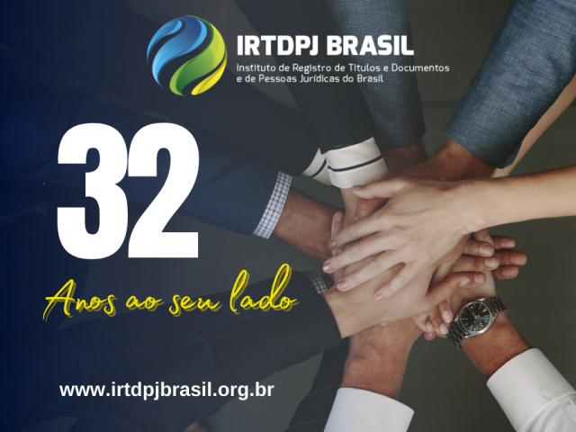 IRTDPJBrasil comemora 32 anos de existência