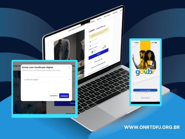 Central RTDPJ terá acesso exclusivo via Gov.br ou certificado digital a partir de 1º de setembro