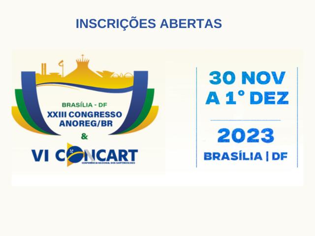 IRTDPJBrasil participa da programação do XXIII Congresso da Anoreg/BR e da VI Concart