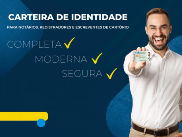 Carteira de identidade para Notários, Registradores e Escreventes de Cartório