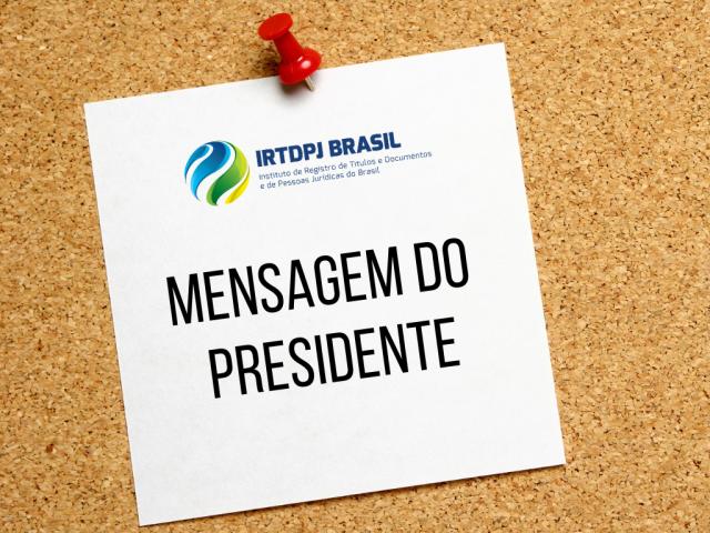 Palavra do Presidente: Menção honrosa durante o I Encontro Regional de Direito Notarial e Registral
