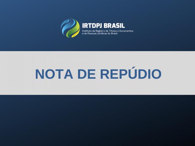 IRTDPJBrasil divulga Nota de Repúdio aos atos ocorridos na Praça dos Três Poderes