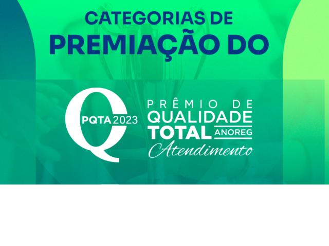 Conheça as categorias de premiação e as condicionantes para a edição 2023 do PQTA