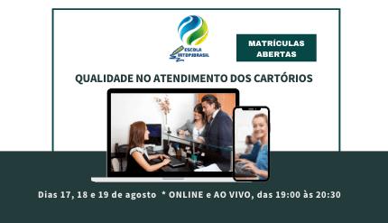 Escola IRTDPJBrasil lança curso sobre a qualidade no atendimento aos clientes dos cartórios