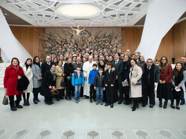 Comitiva da Anoreg Brasil é recebida pelo Papa Francisco, no Vaticano