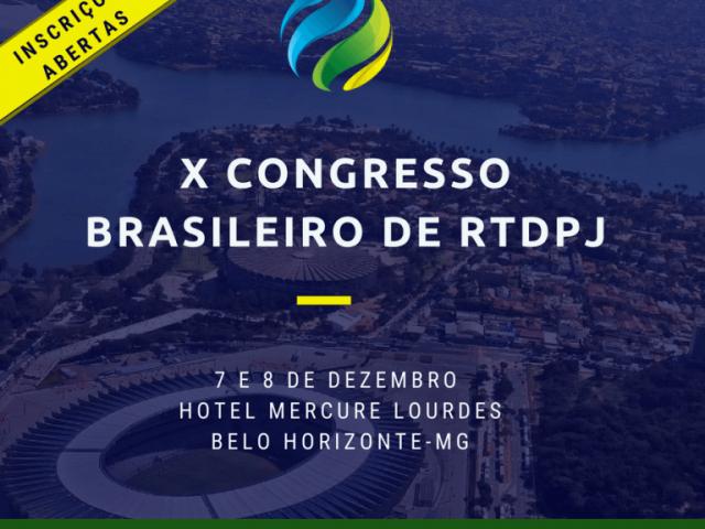 X Congresso RTDPJ: Veja os slides dos temas apresentados