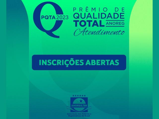 Anoreg/BR abre as inscrições para o PQTA 2023