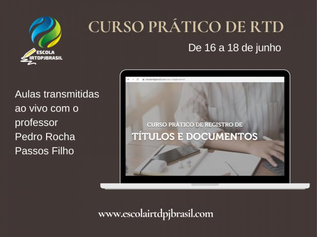 Escola IRTDPJBrasil lança Curso Prático de Registro de Títulos e Documentos
