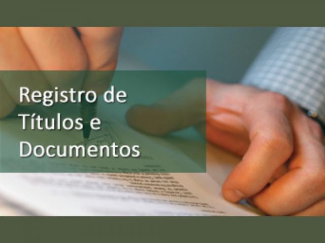 Por que registrar seus títulos e documentos?