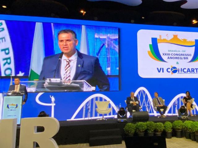 Rainey Marinho destaca os avanços do RTDPJ em painel do Congresso da Anoreg-BR e da VI Concart